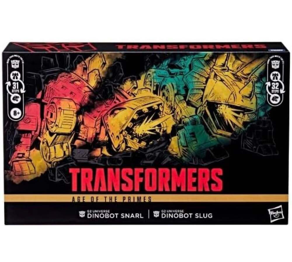 Transformers G2 Universe Dinobot Snarl & Dinobot Slug Leader Class Figures